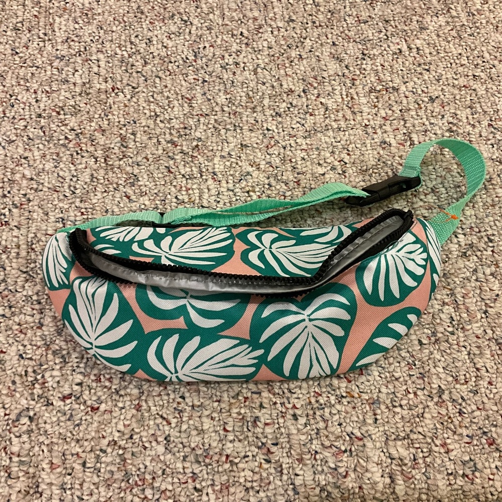 Target Palm Print Cooler Fanny Pack